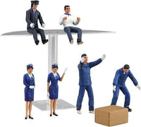 Fujimi Bus Guide & Bus Driver / Track Driver & Worker Figure Set (1/32)