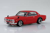 Aoshima 1/32 SNAP KIT#16CU-RD Nissan C10 Skyline 2000GT-R Custom Wheel (Red)
