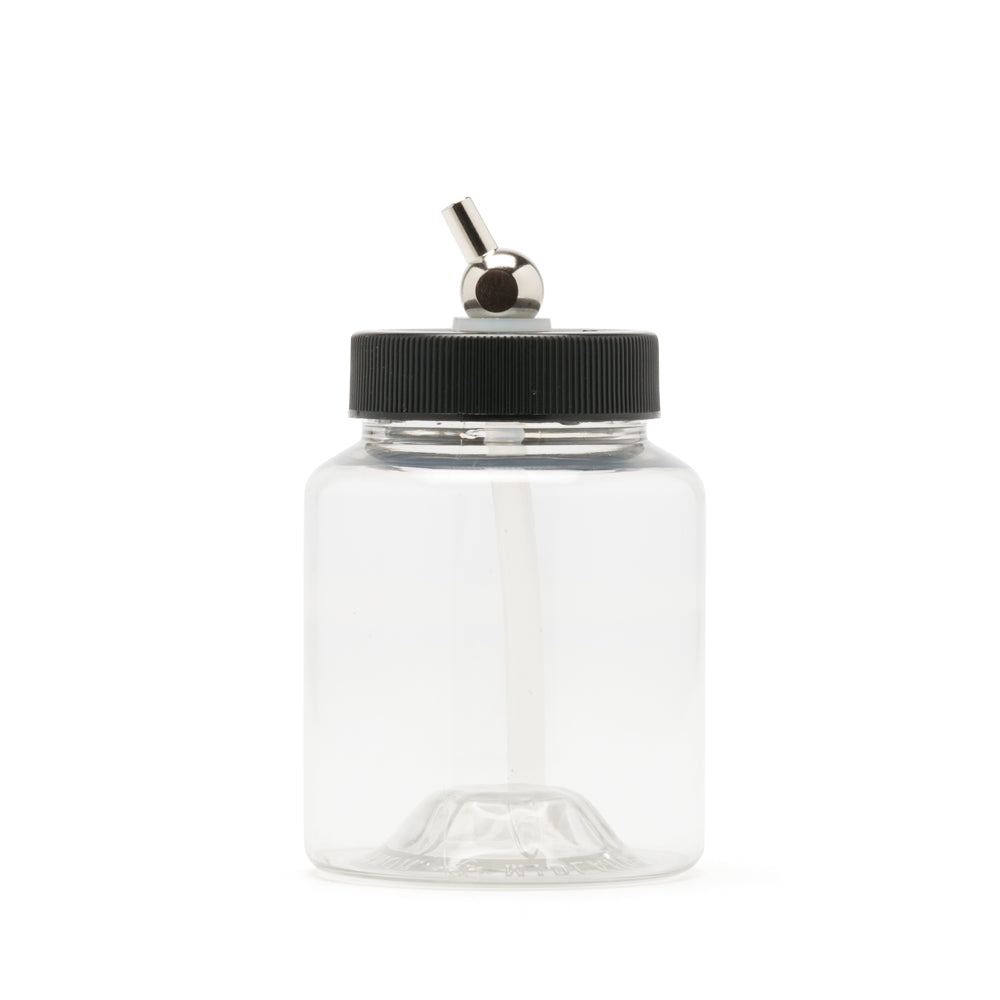IWATA Crystal Clear Bottle 2 oz / 60 ml Jar With Adaptor Cap