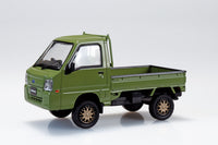 Aoshima 1/32 SNAP KIT #05CU-OG Subaru Sambar Truck Custom Wheels (Olive Green)