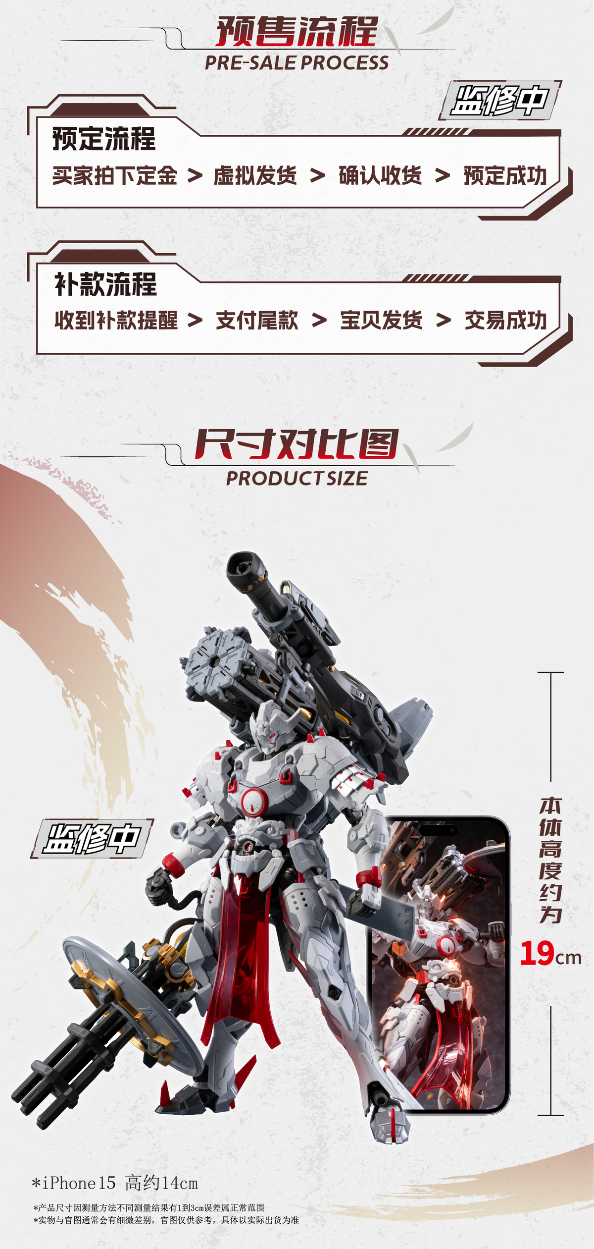 Legend of Star General MNP-XH13 Wei Yuan Zhenbei (Heavy Firepower Type) Model Kit