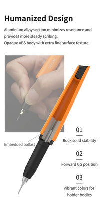 DSPIAE PT-TH PRO Wing Tungsten Steel Push Broach Holders
