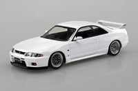 Aoshima 1/32 SNAP KIT #21CU-WE Nissan R33 Skyline GT-R Custom Wheel (White)