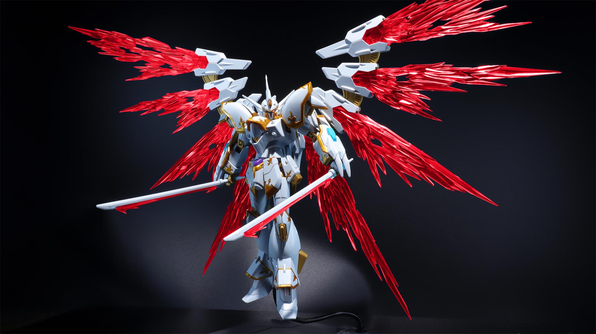 Wing Effects for HG Black Knight Squad Cal-re.A (Red)