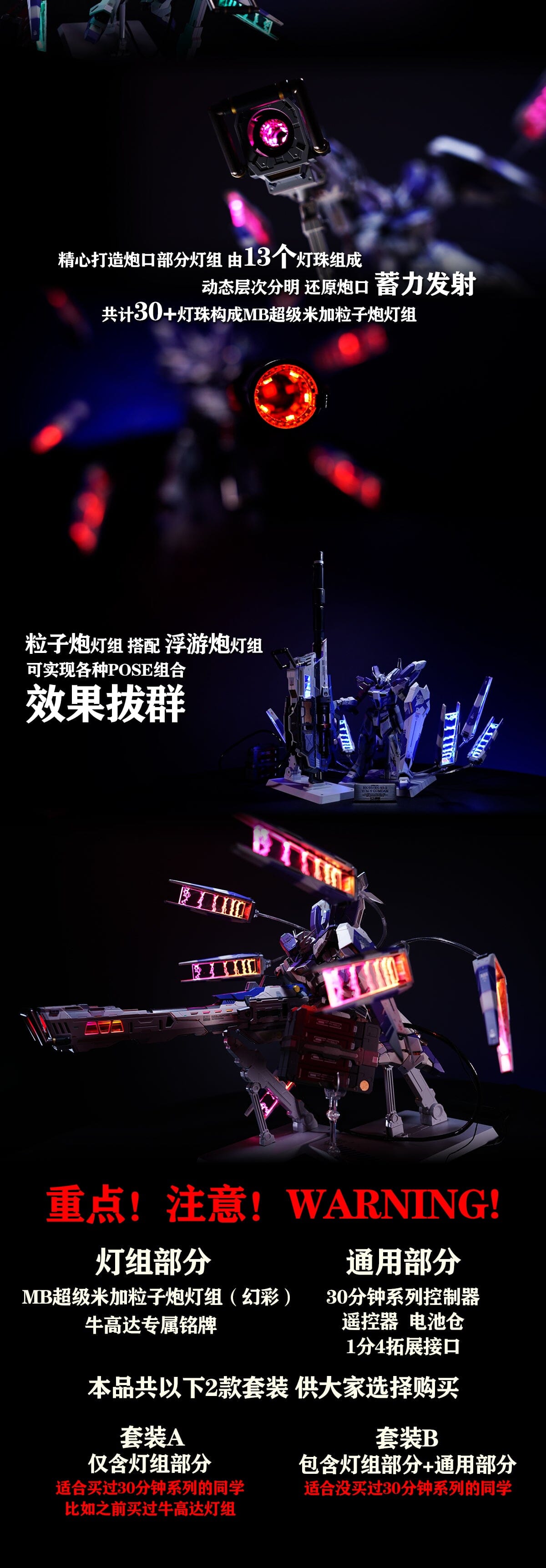 KOSMOS LED Units for Hyper Mega Bazooka Launcher (Hi-Nu)