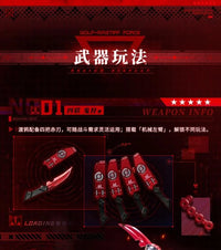 Wolf-Mastiff Force Karas Samurai 1/9 Scale Action Figure (With Bonus)