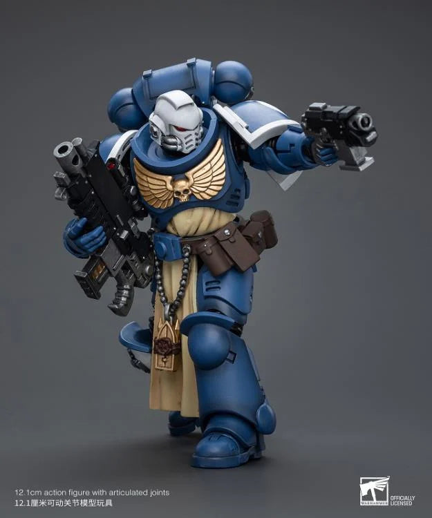 Warhammer 40K Ultramarines Sternguard Veteran with Bolt Rifle 1/18 Scale Action Figure