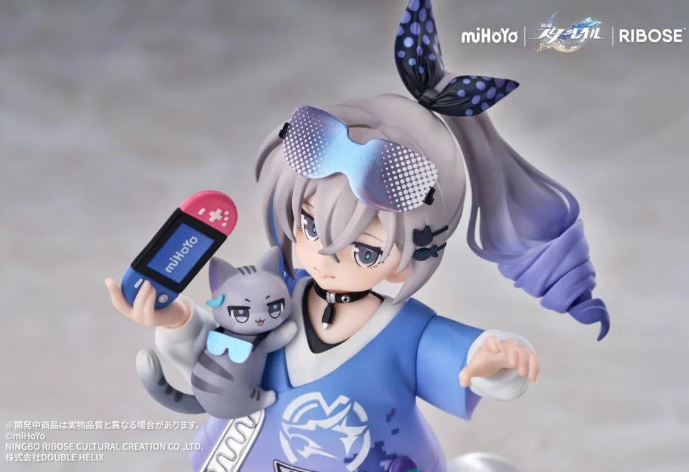Honkai Star Rail Rise Up+ Chibi Cat Series Silver Wolf Figure