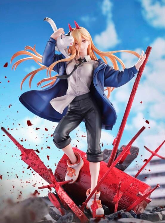 Chainsaw Man S-Fire Power & Meowy 1/7 Scale Figure
