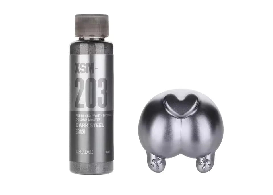 DSPIAE XSM-203 Water Based Pre-Mixed Paint DARK STEEL 50ML