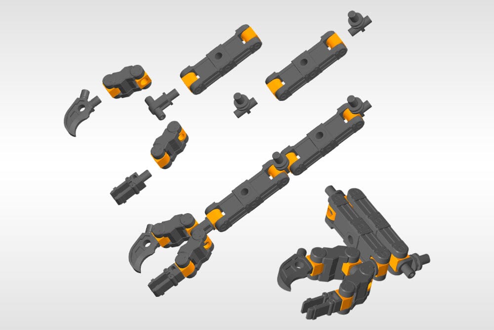 M.S.G. Modeling Support Goods Mecha Supply 02 Flexible Arms (Type B)