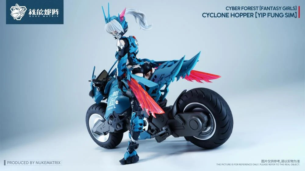 Cyber Forest Fantasy Girls Cyclone Hopper Yip Fung Sim 1/12 Scale Model Kit (With Bonus)