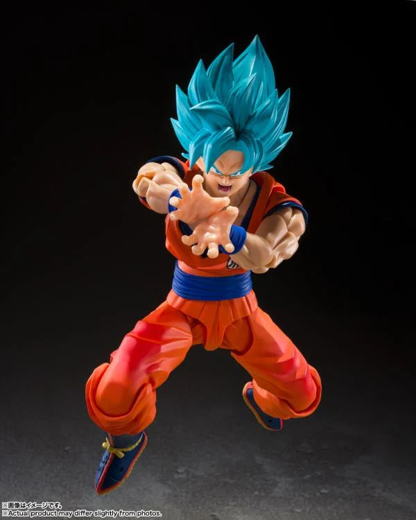 Dragon Ball Super S.H.Figuarts Super Saiyan God Super Saiyan Goku (Blue Power Transcending Limits) Action Figure