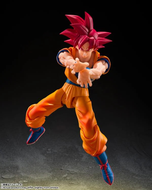 Dragon Ball Super S.H.Figuarts Super Saiyan God Goku (God Aura) Action Figure