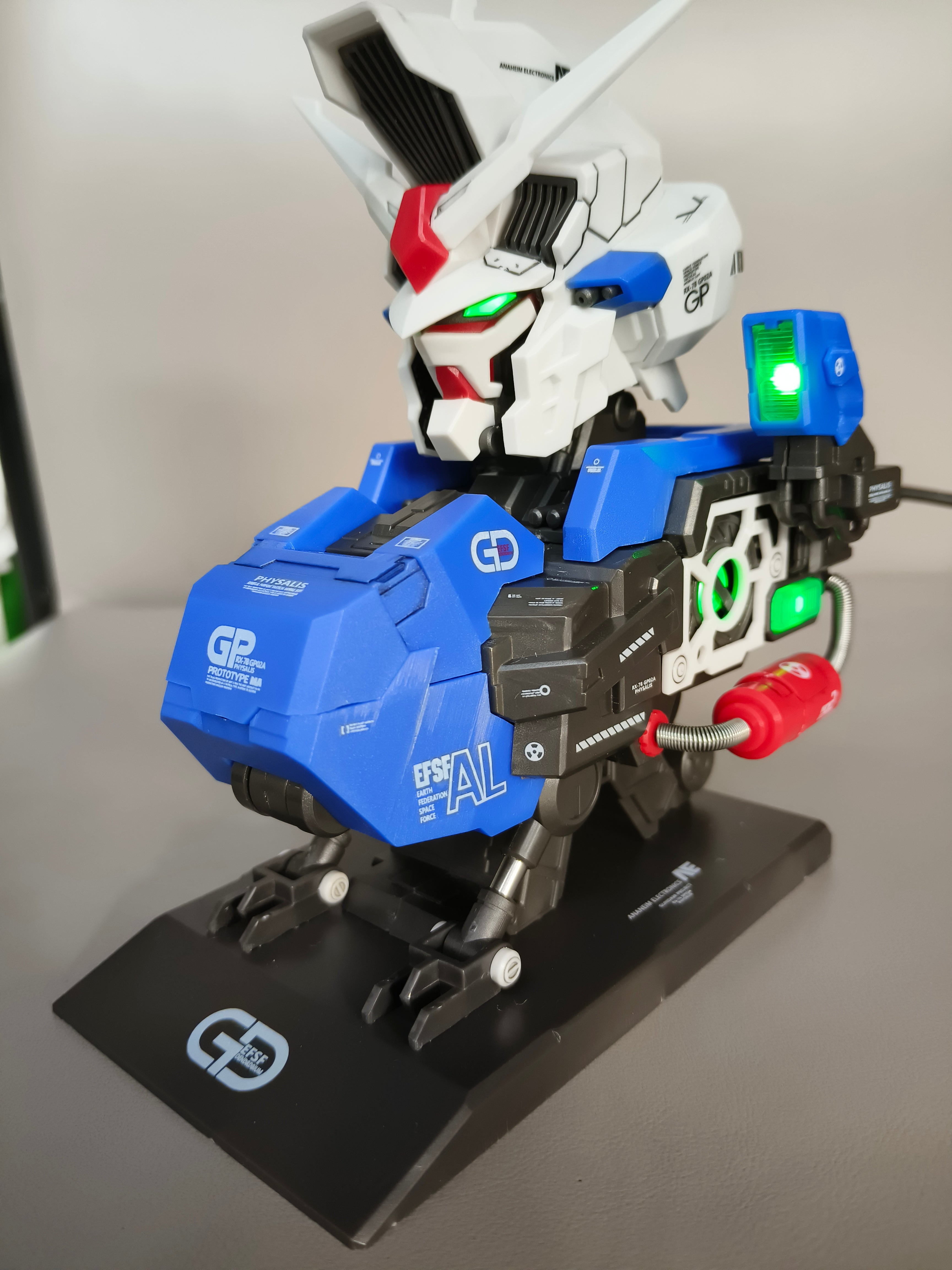GP02 Bust 1/38 Scale Model Kit