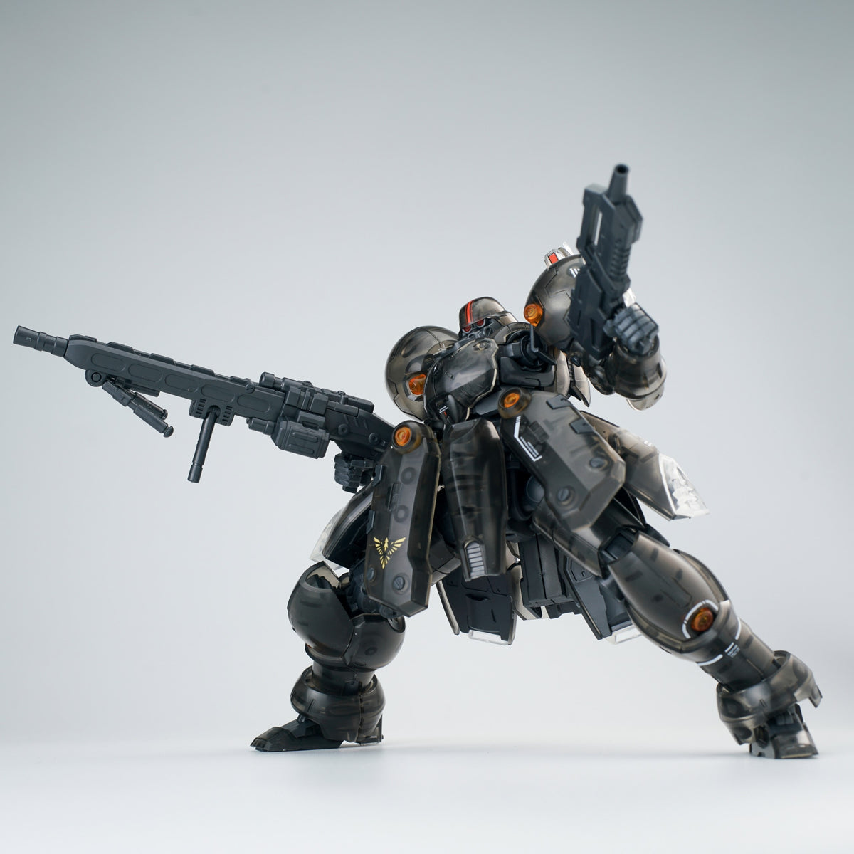 Ultra Action Trooper Series ZA-11PS Zyklon (Transparent Black Ver.) 1/144 Scale Model Kit