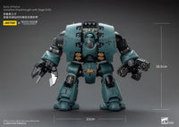 Warhammer 40K Sons of Horus Leviathan Dreadnought with Siege Drills 1/18 Scale Action Figure