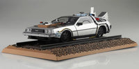 Back to the Future Part III Movie Mecha No.BT-04 Time Machine with Railroad 1/24 Scale Model Kit