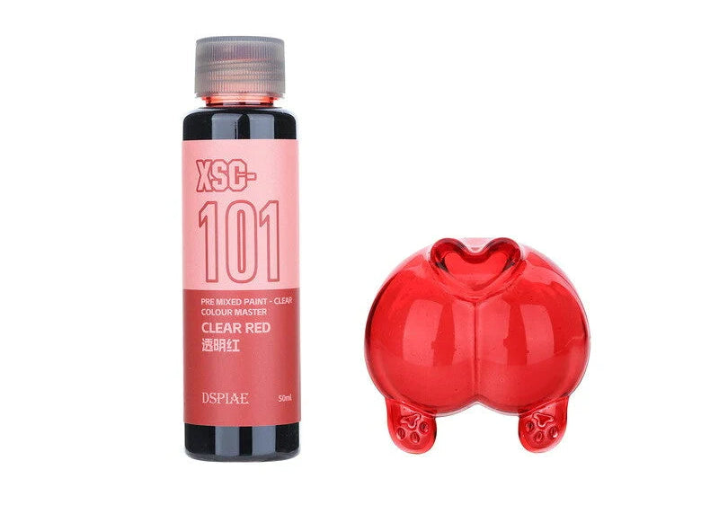 DSPIAE XSC-101 Water Based Pre-Clear Red 50ML