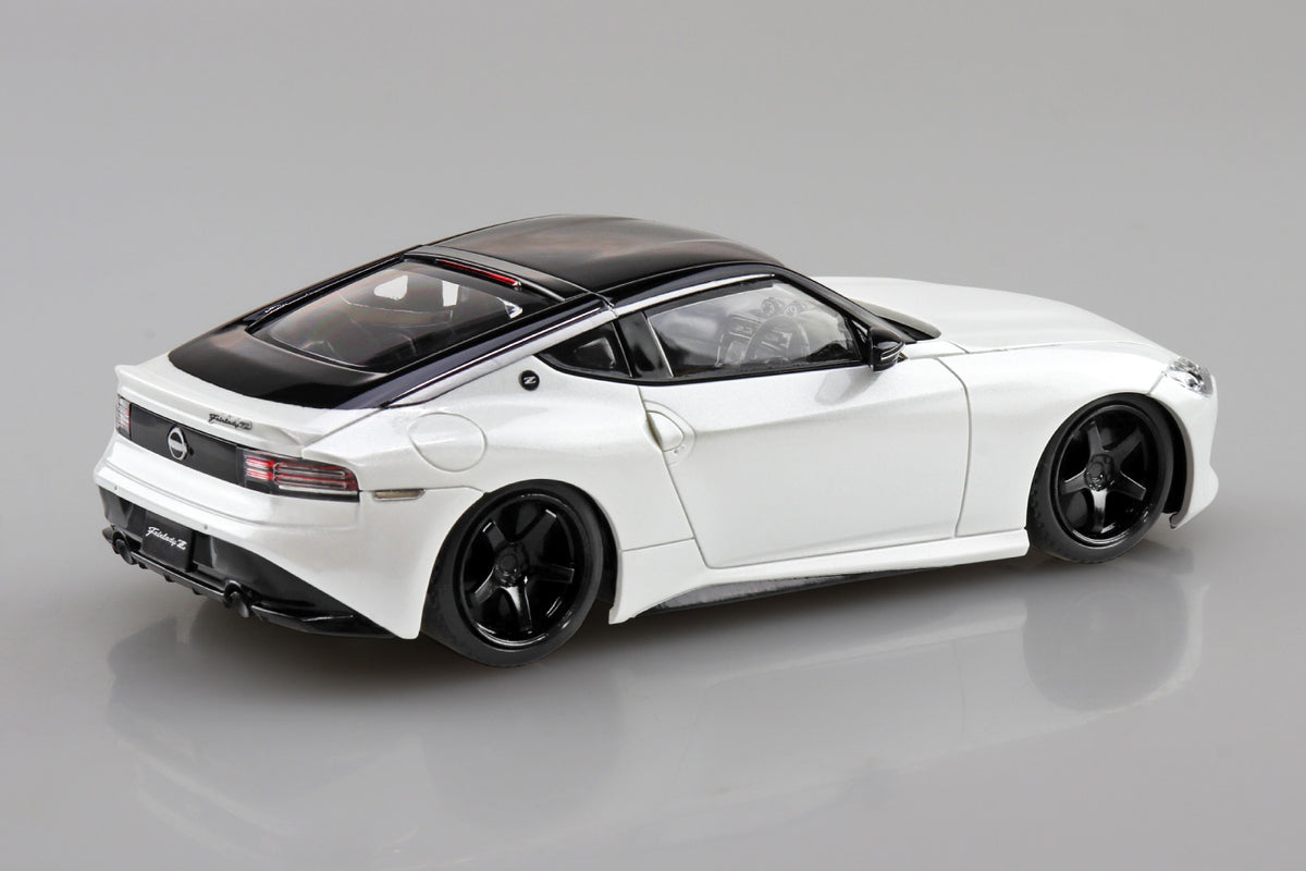 Aoshima 1/32 SNAP KIT #17CU-PW Nissan RZ34 Fairlady Z Custom Wheel(Prism White)