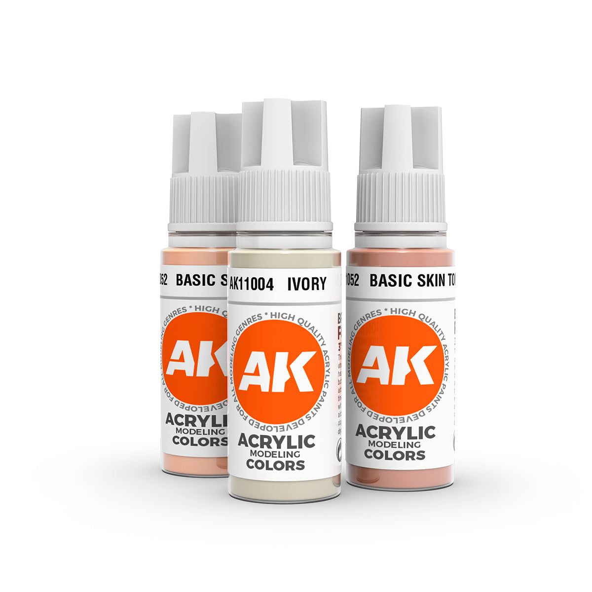 AK Interactive Painting Skin Tones Acrylic Paint Set