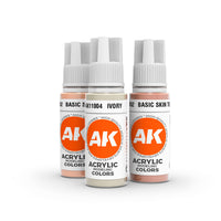 AK Interactive Painting Skin Tones Acrylic Paint Set