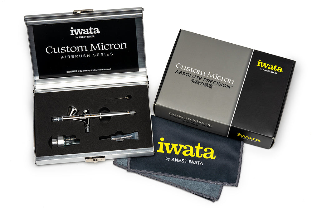 IWATA Custom Micron CM-B Gravity Feed Dual Action Airbrush