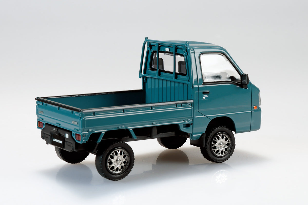 Aoshima 1/32 SNAP KIT #05CU-BG Subaru Sambar Truck Custom Wheels (Blue Gray)