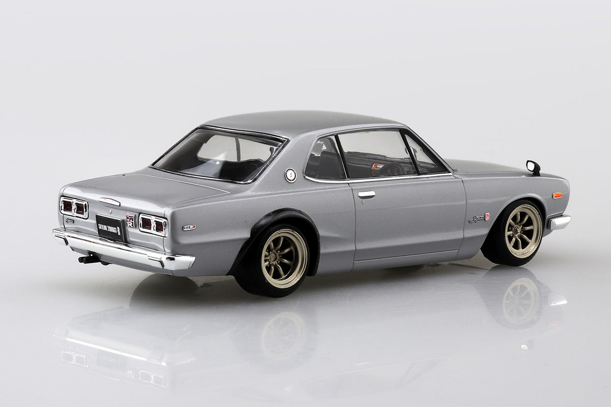 Aoshima 1/32 SNAP KIT#16CU-SV Nissan C10 Skyline 2000GT-R Custom Wheel (Silver)
