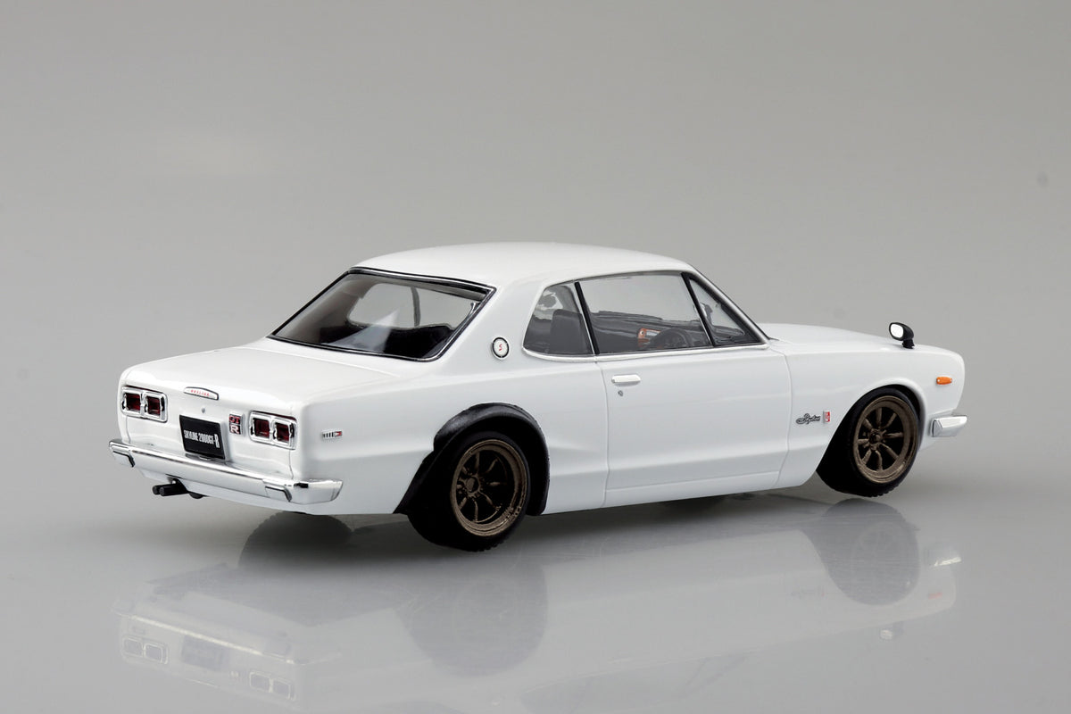 Aoshima 1/32 SNAP KIT#16CU-WH Nissan C10 Skyline 2000GT-R Custom Wheel (White)