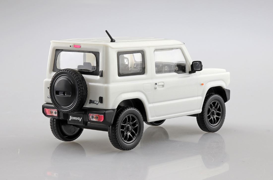 Aoshima 1/32 SNAP KIT #08-E Suzuki Jimny (Pure White Pearl)