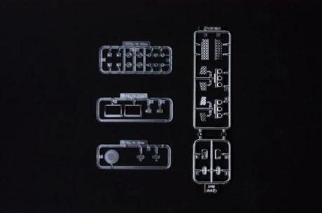 Fujimi 1/32 Highway Aesthetics Series No.13 (SP13) Set 8 Tail Light, Bus Light, Chandelier - Clear & Metal-Plated Accessory Upgrade Parts