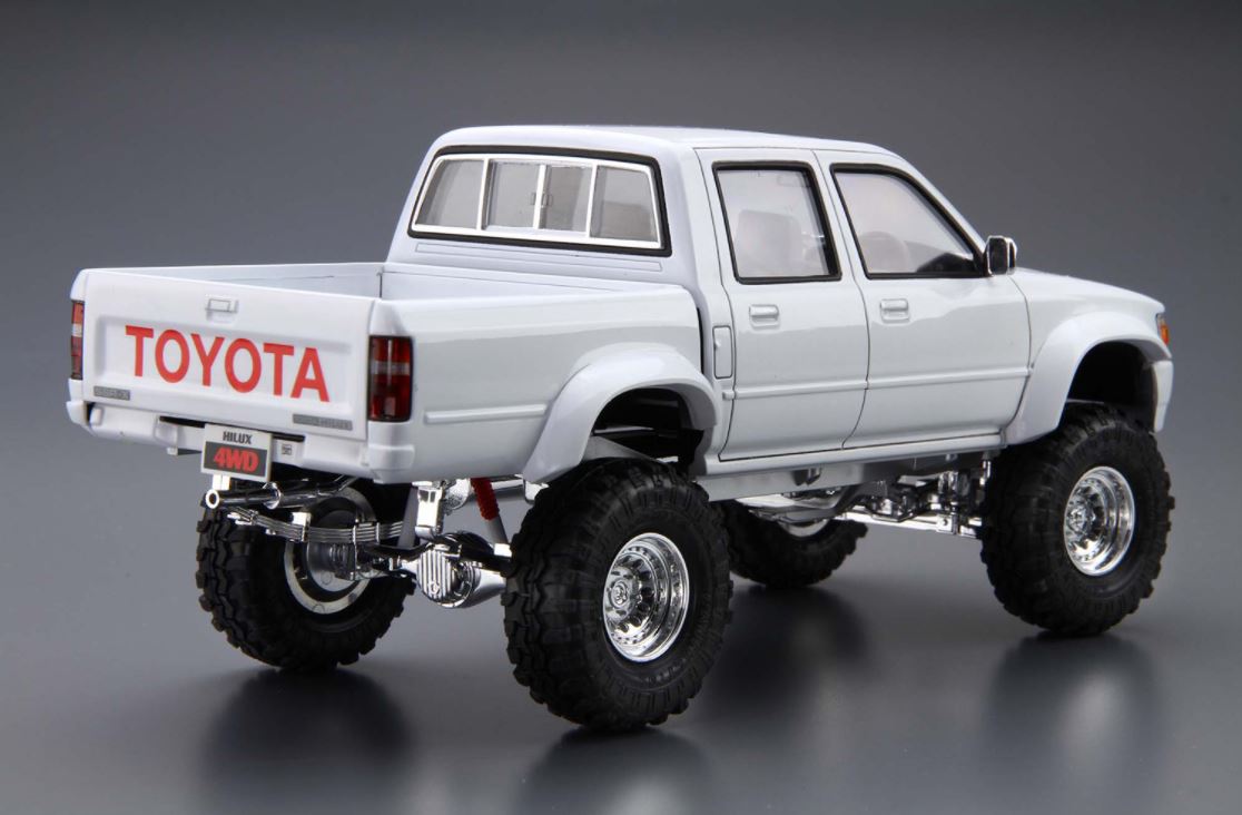 Aoshima 1/24 Toyota LN107 Hilux Pickup Double Cab Lift Up '94