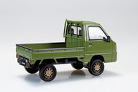Aoshima 1/32 SNAP KIT #05CU-OG Subaru Sambar Truck Custom Wheels (Olive Green)