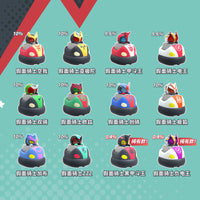 Kamen Riders Bumper Car Key Caps Set (10in1)