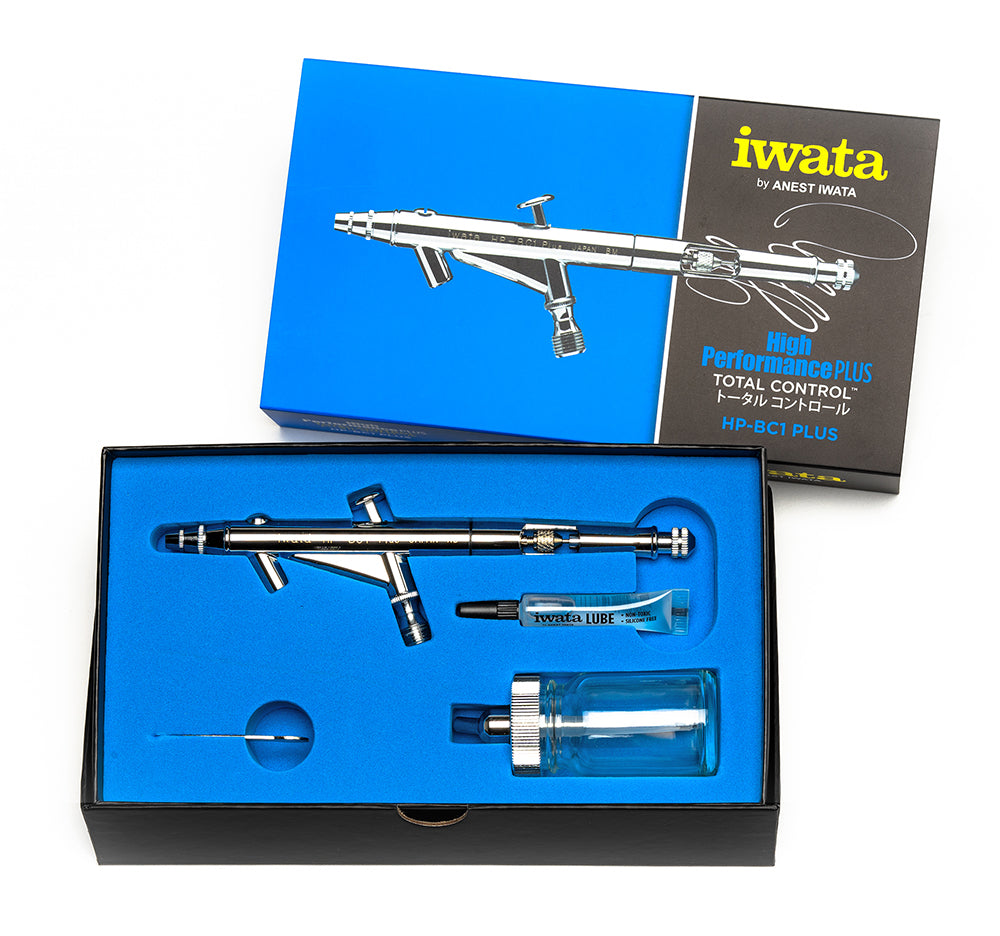 IWATA High-Performance HP-BC Plus Siphon Feed Dual Action Airbrush