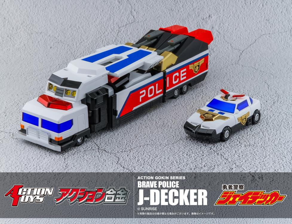 Brave Police J-Decker Action Gokin Series J-Decker Action Figure