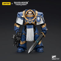 Warhammer The Horus Heresy Ultramarines Cataphractii Terminator Squad Sergeant with Power Sword 1/18 Scale Action Figure