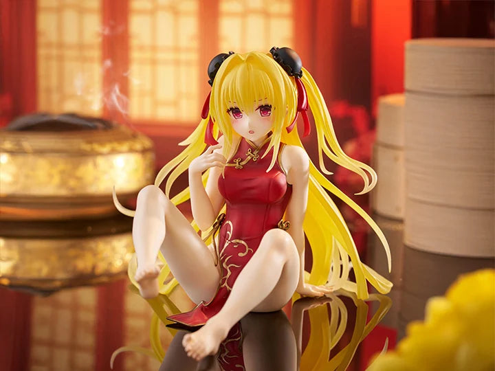 To Love-Ru Darkness Desktop Cute Golden Darkness (Chinese Dress Ver.) Figure