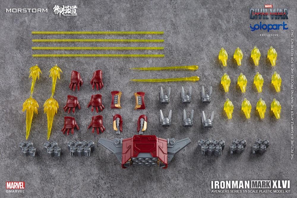 Captain America Civil War Iron Man Mark 46 Normal (Standard Version) 1/9 Scale Model Kit