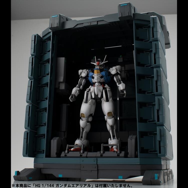Mobile Suit Gundam The Witch From Mercury Realistic Model Series G Structure (GS07-A) MS Container (Weathering Color Edition)