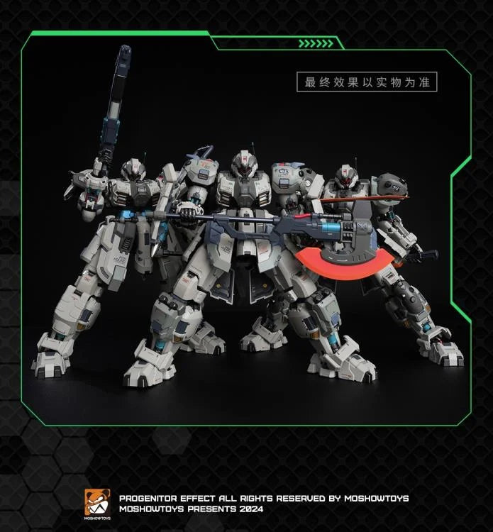 Progenitor Effect Illustrious Class ZY006 Team Foxhound Butcher Mecha Action Figure Set