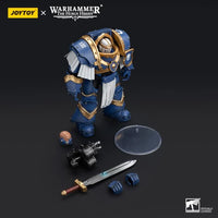 Warhammer The Horus Heresy Ultramarines Cataphractii Terminator Squad Sergeant with Power Sword 1/18 Scale Action Figure