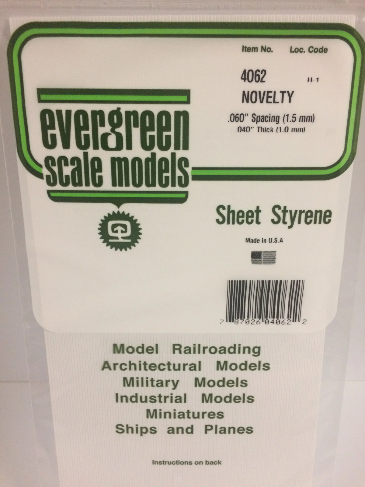 .040 x .060 Novelty Siding