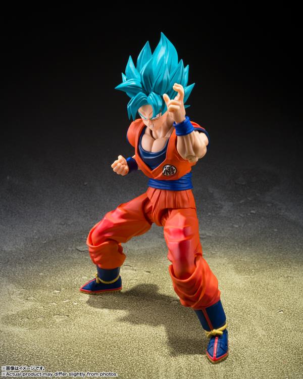 Dragon Ball Super S.H.Figuarts Super Saiyan God Super Saiyan Goku (Blue Power Transcending Limits) Action Figure