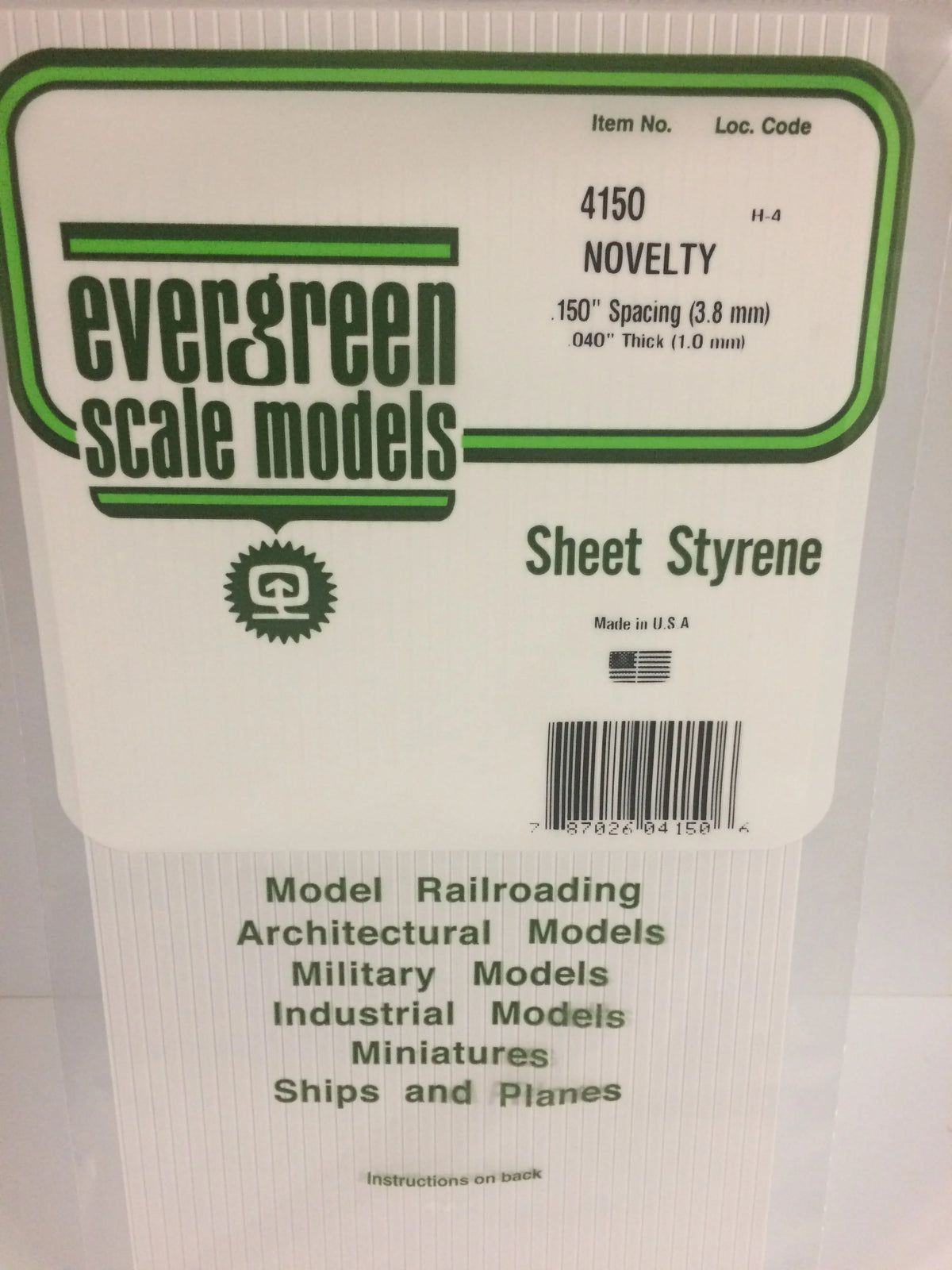 .040 x .150 Novelty Siding