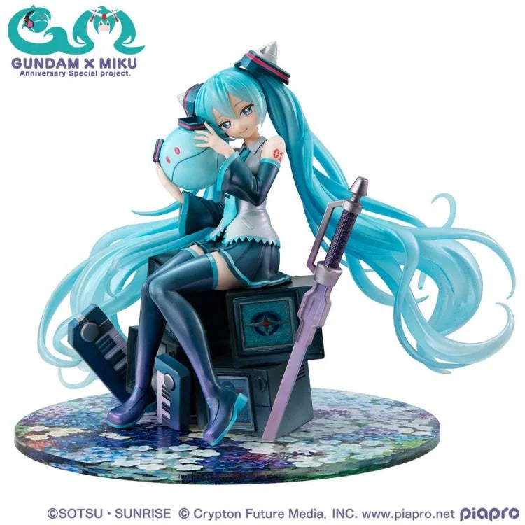 Mobile Suit Gundam 45th Anniversary x Hatsune Miku Lucrea Hatsune Miku x 00 Gundam Figure