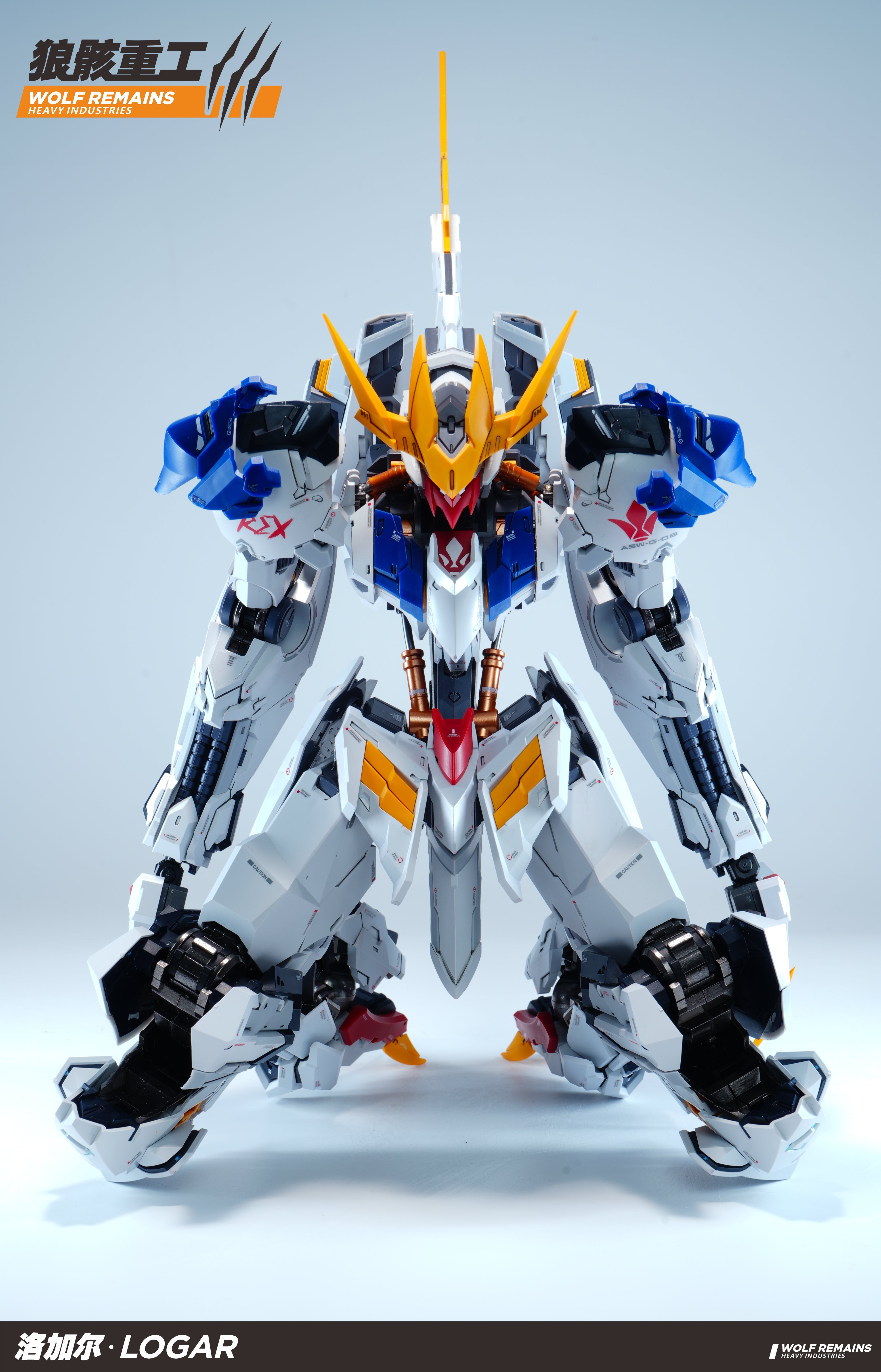 海外製　LOGAR 1/60 PG 狼王 Wolf Corpse Heavy Industry 1/60 scale Logar Model Kit – USA Gundam