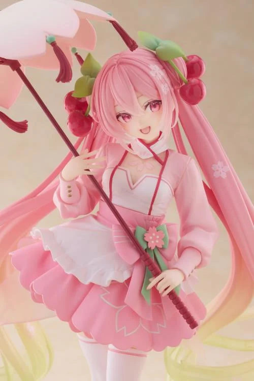 Vocaloid AMP+ Sakura Miku (Sakura Dress Ver.) Figure