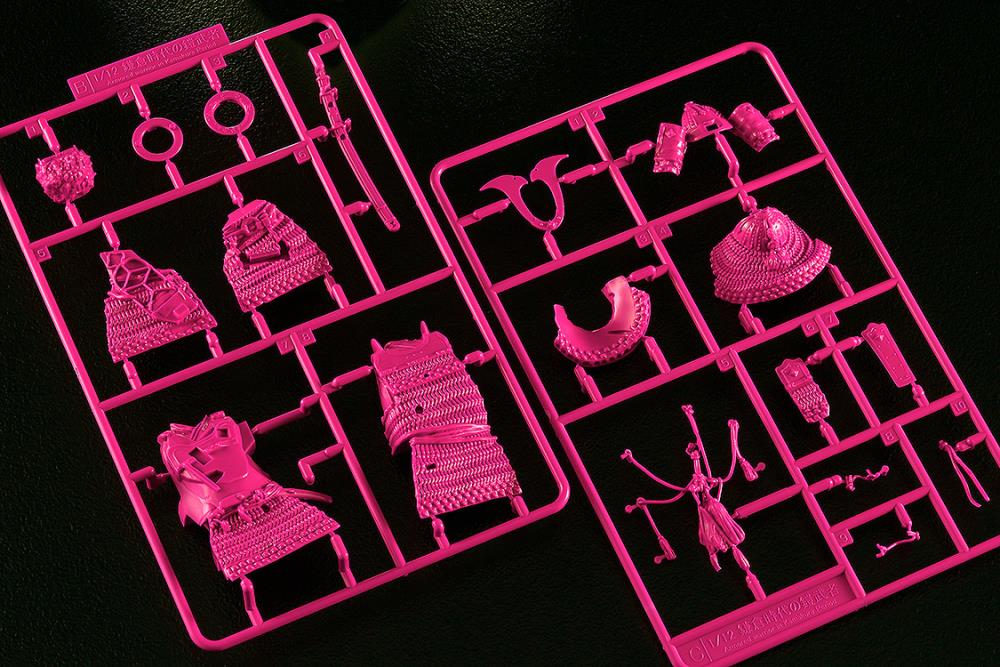 PLAMAX Kamakura Period Armored Warrior (Pink Color Edition) 1/12 Scale Model Kit
